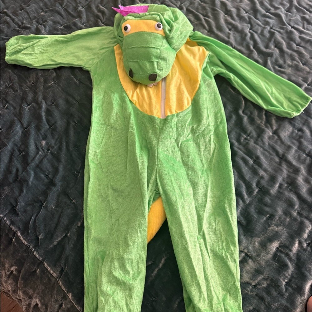 Green Dinosaur Costume for Kids